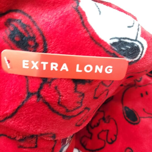 Peanuts Snoopy Extra Long Pet Throw Blanket 60" x 70" by Berkshire Red - Picture 4 of 11